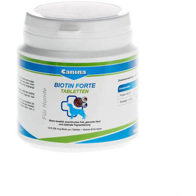 Vitamīni ādai CANINA Biotin forte Tablets N30 100g